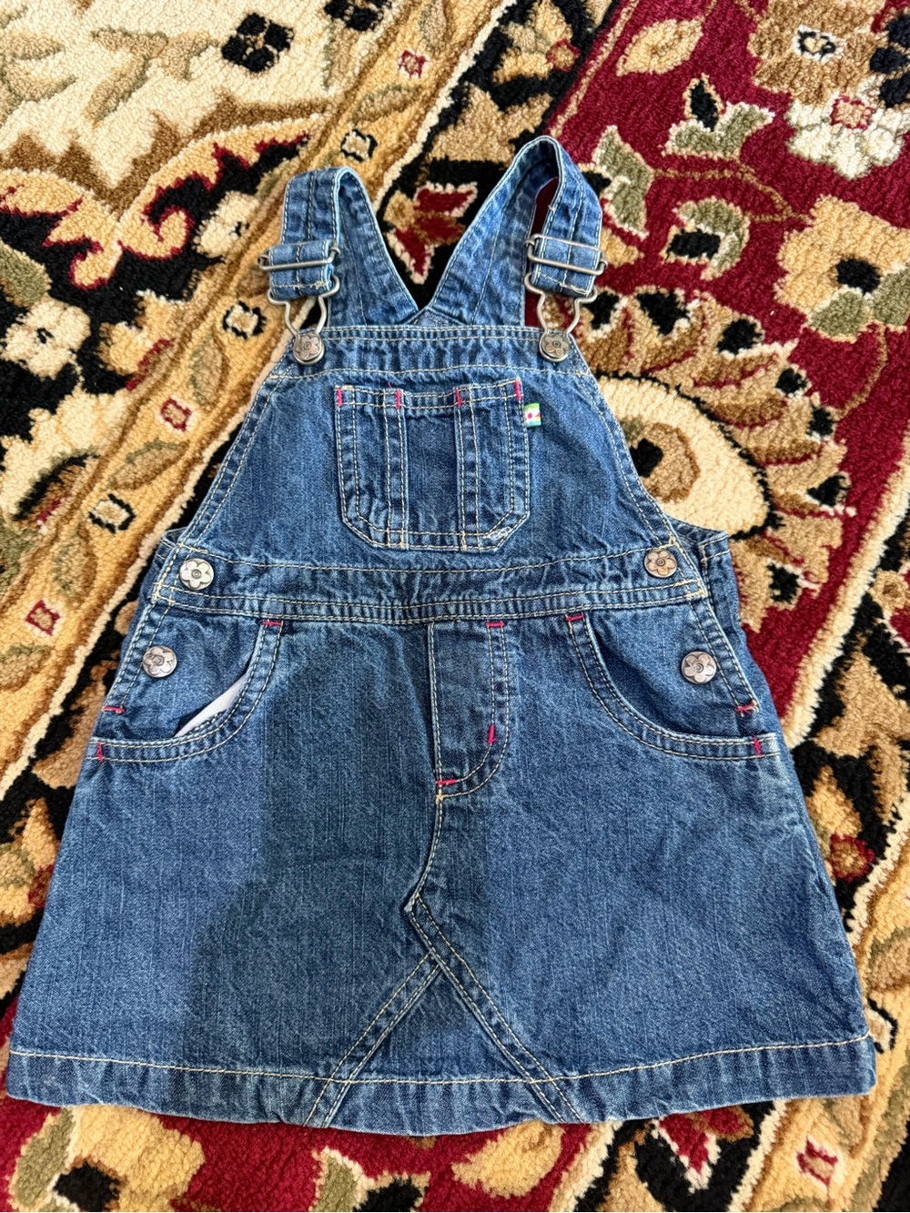 10/20 Carter’s Classic Denim Overall Dress for Girls - Blue